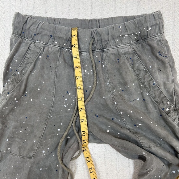 CLOTH & STONE for Anthropologie Women's Paint Splatter Jogger Pants Size XS Gray - Picture 6 of 12